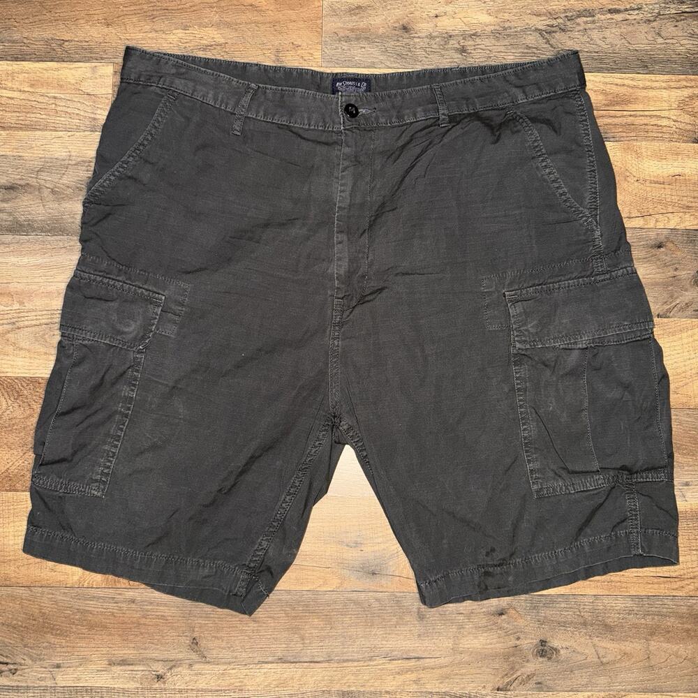 Levis Two Horse Brand Relaxed Fit Ripstop Cargo Shorts Size 40 Charcoal